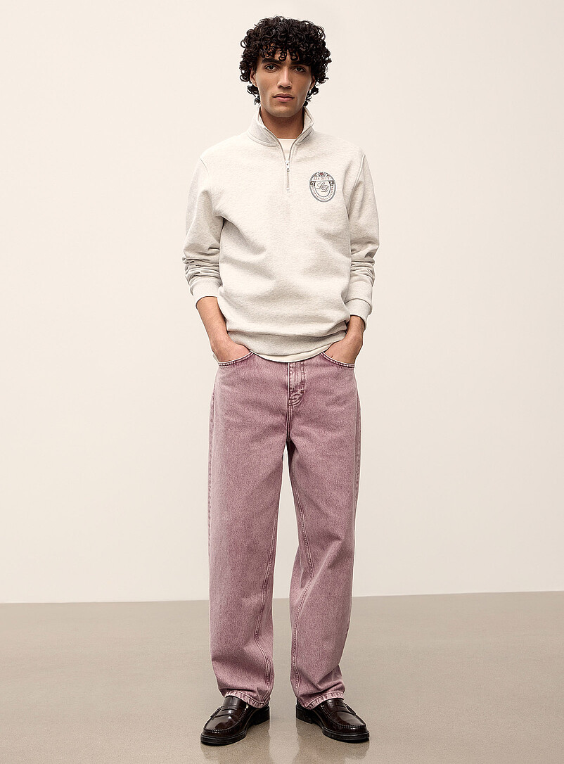 Royal Faded Pink Jean Loose Fit