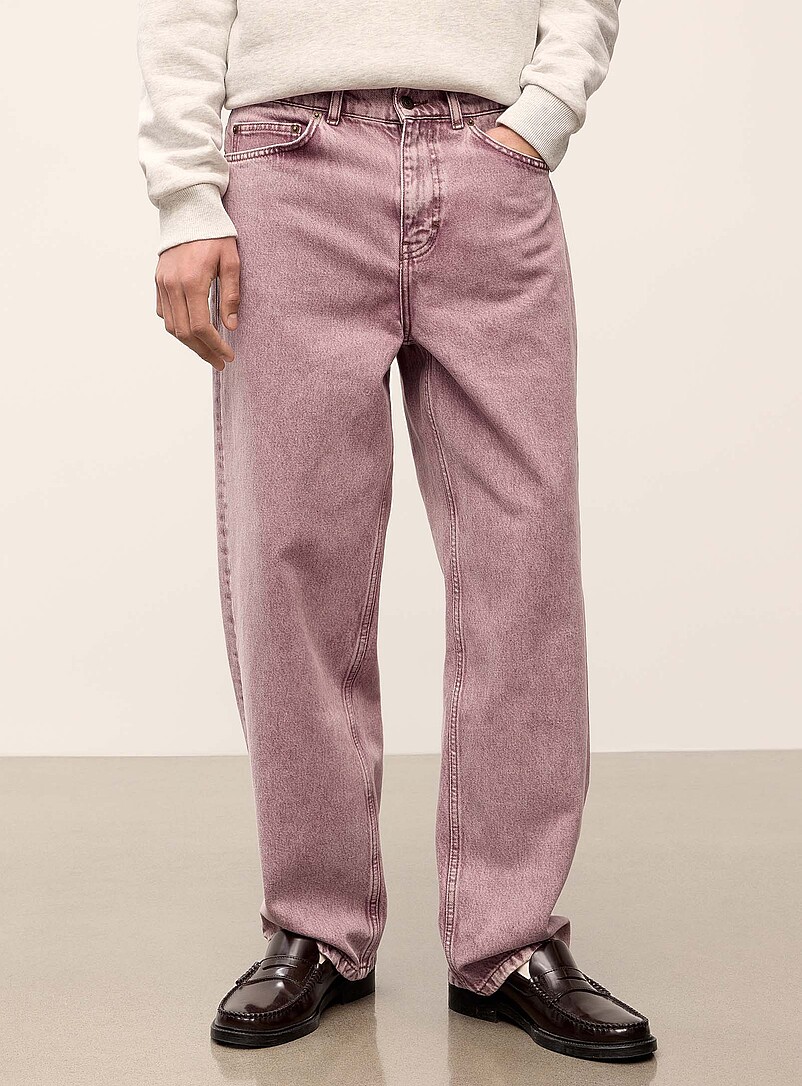 Royal faded pink jean Loose fit product image 2