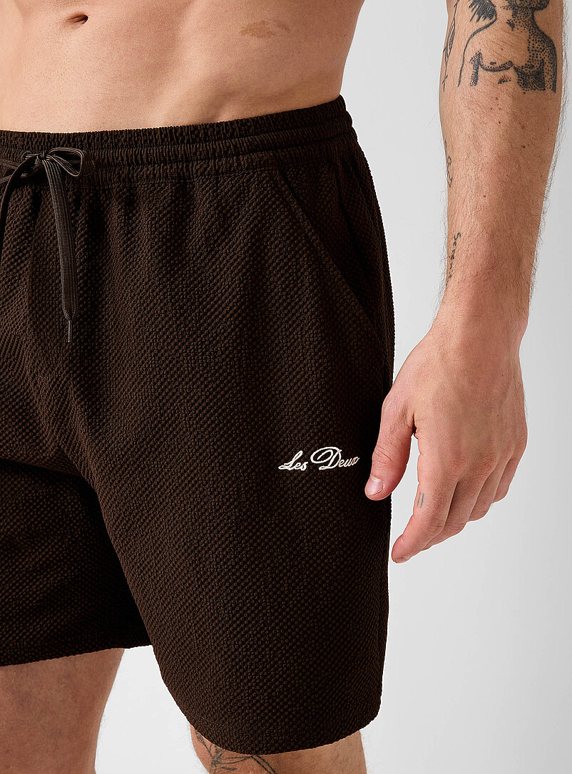 Cocoa seersucker swim trunk product image 2