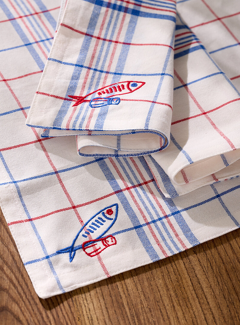 Léon Blue napkins Set of 2 product image 2
