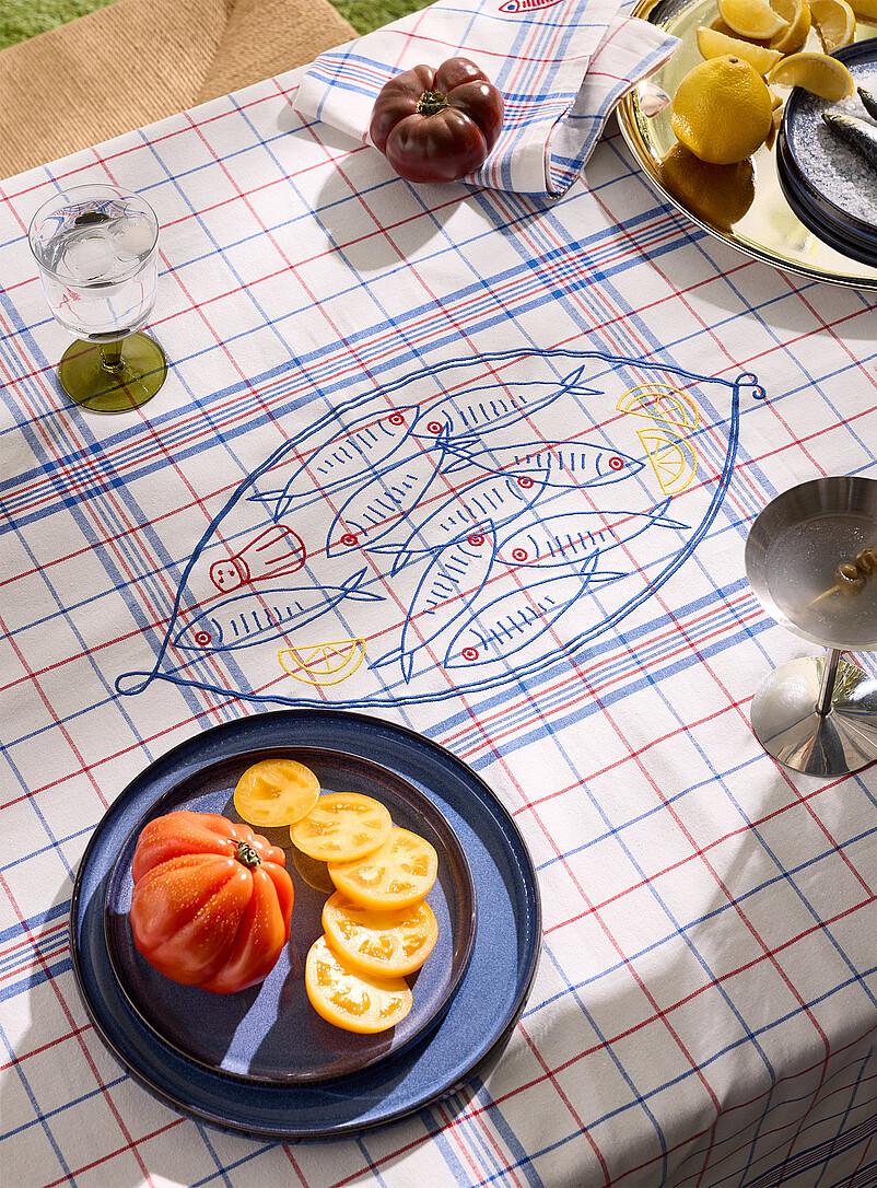 Léon Blue tablecloth product image 3
