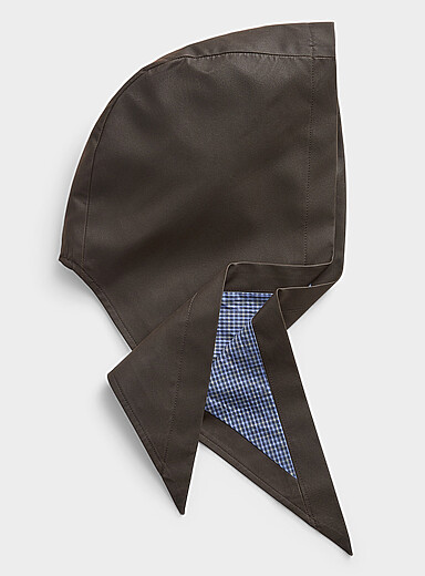 Le bonnet imperm&eacute;able revers tartan Hertha