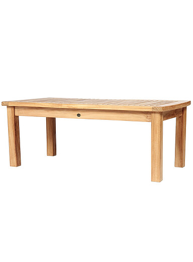La table basse bois de teck Colorado Int&eacute;rieur et ext&eacute;rieur