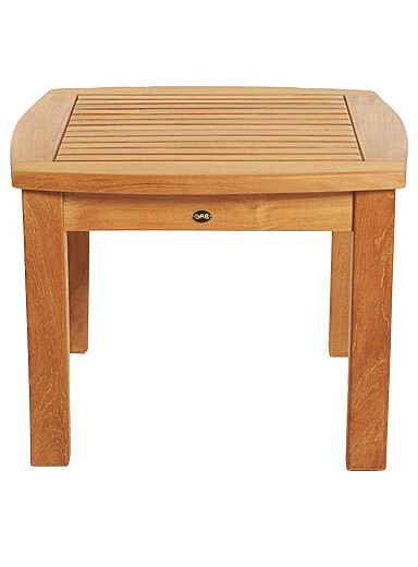 La table d'appoint bois de teck Colorado Int&eacute;rieur et ext&eacute;rieur