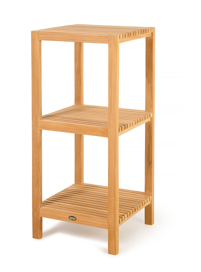 Fiji square teak wood shelving Indoor and outdoor product image 2