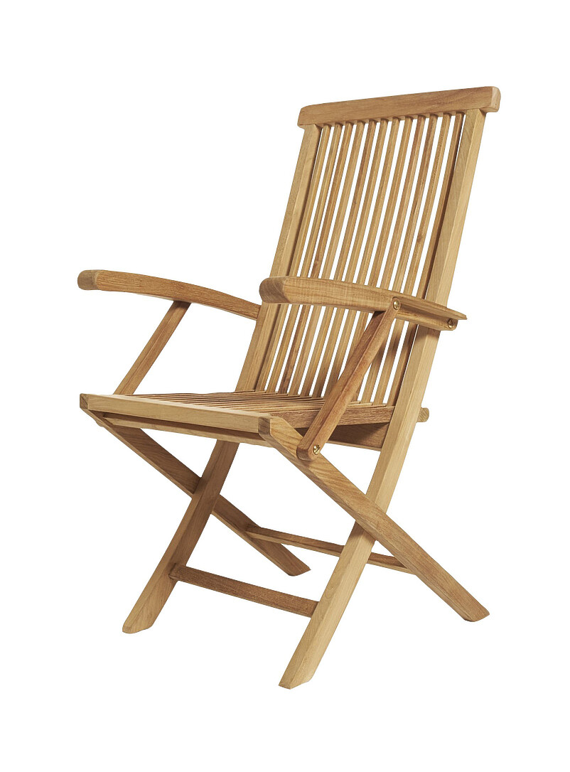 Klip Klap teak wood folding armchair Indoor and outdoor product image 2