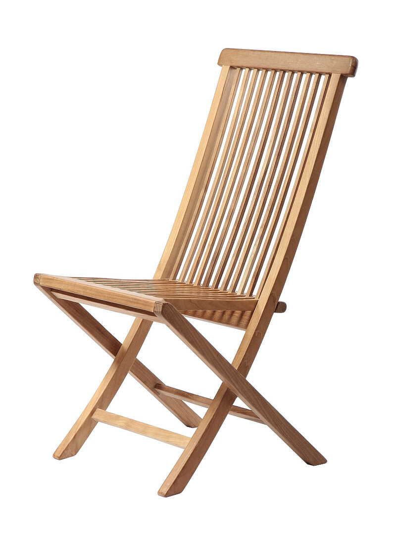 Klip Klap teak wood folding chair Indoor and outdoor product image 2