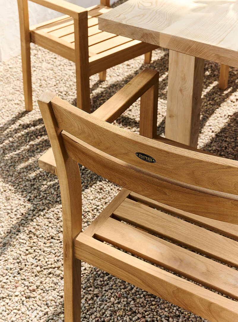 Stellar teak wood chair Indoor and outdoor product image 2