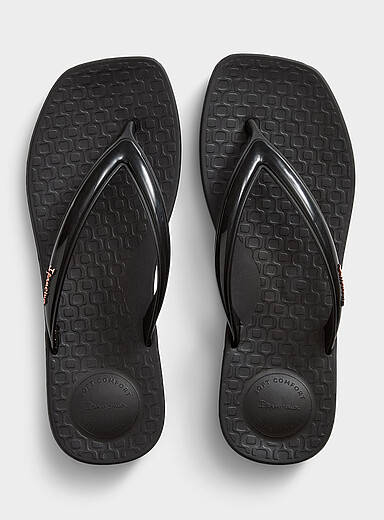 La sandale de plage Pluma noire Femme
