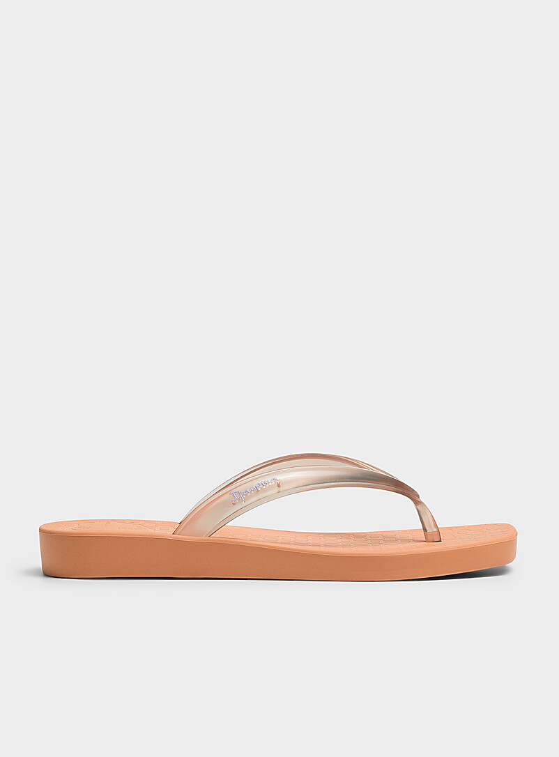 Pluma caramel flip-flops Women product image 2