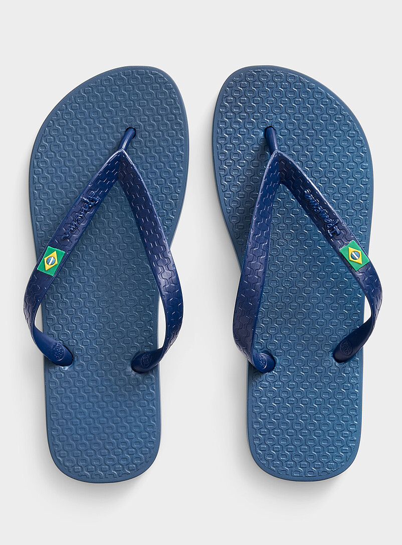 Brazil Flag Flip-Flops Men