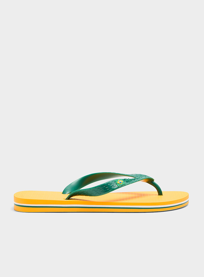 Brazil Flag Flip-Flops Men