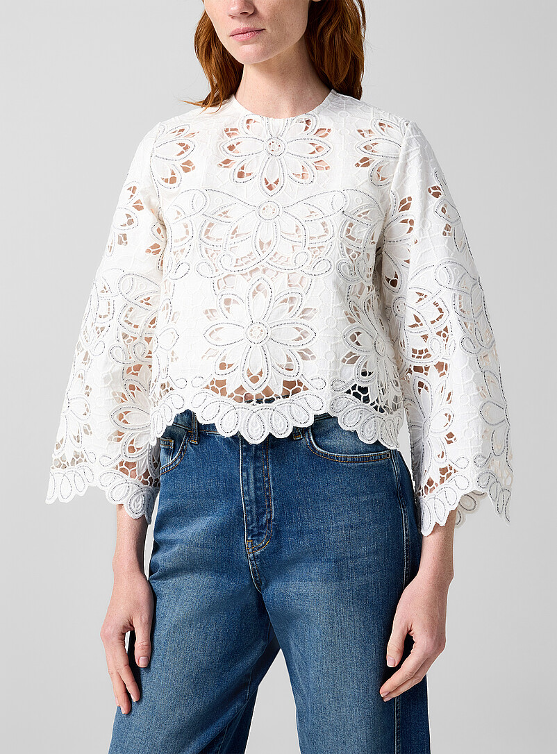 Guipure lace blouse product image (primary)