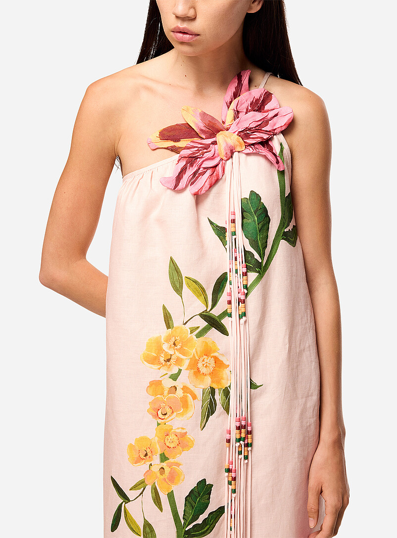 3D flower single-strap maxi dress product image 2