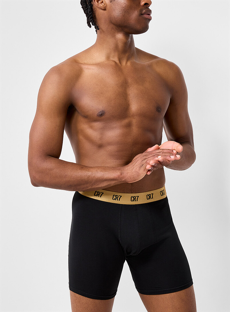 6" gold-band stretch boxer brief Cotton product image (primary)