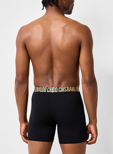 6" gold-band stretch boxer brief Cotton