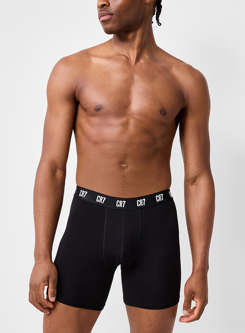 6" stretch boxer brief Cotton and bamboo viscose product image (primary)