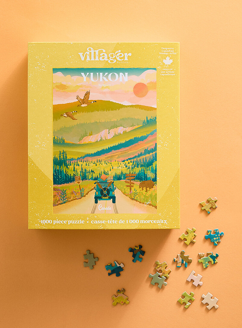 Yukon Road Trip puzzle 1000 pieces In collaboration with artist Dana Statham product image (primary)