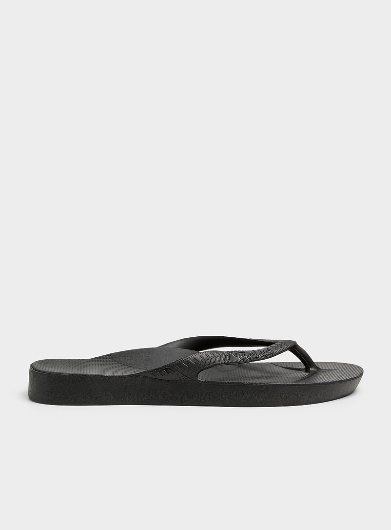 Archies Brown Arch support flip-flops Women for women