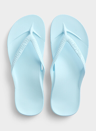 Archies Baby Blue Arch support flip-flops Women for women