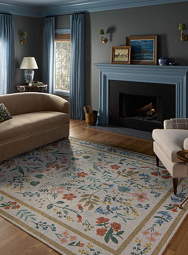 Loloi: Le tapis d'int&eacute;rieur&nbsp;Wildwood Voir nos formats offerts &Eacute;cru &agrave; motifs