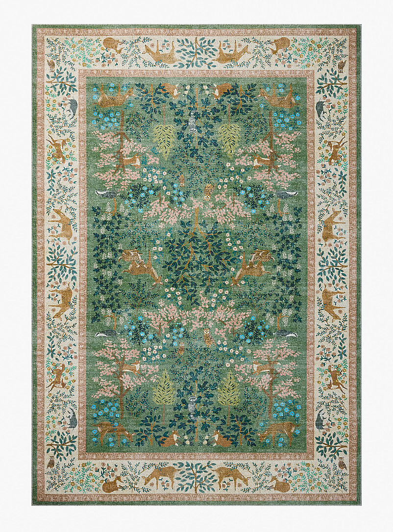 Canopy sage and blush indoor rug See available sizes product image 2