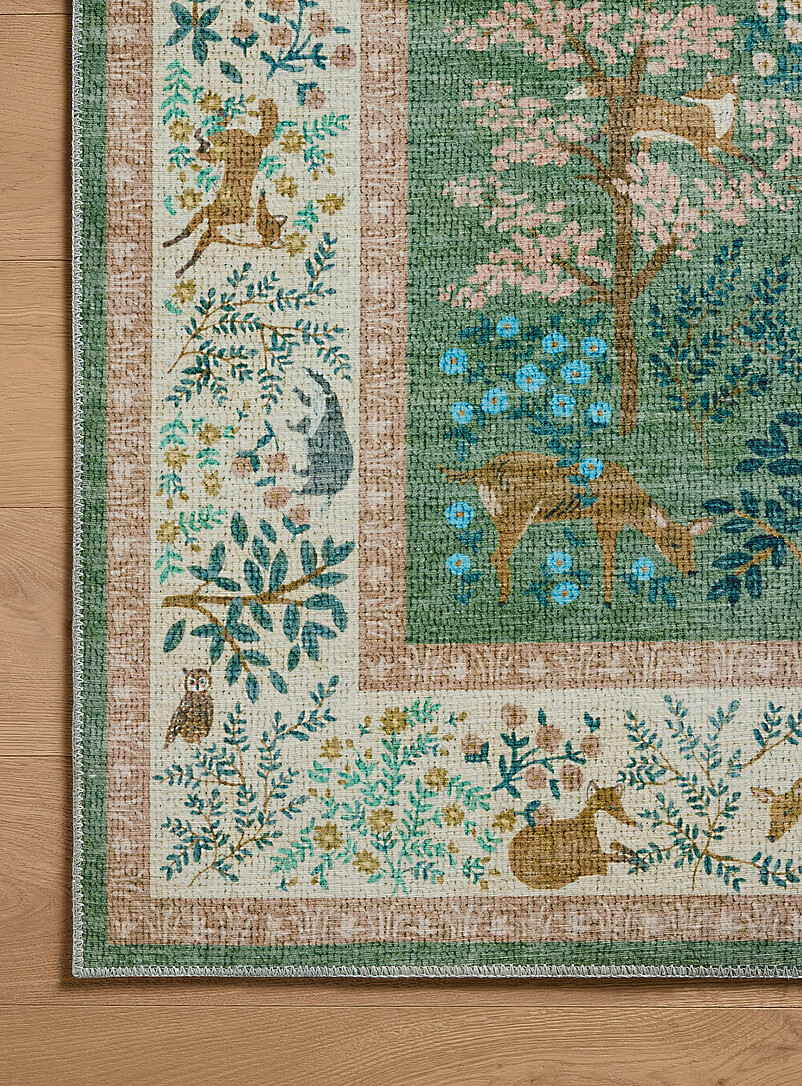 Canopy sage and blush indoor rug See available sizes product image 3