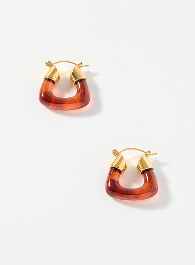Metallic-post resin hoops