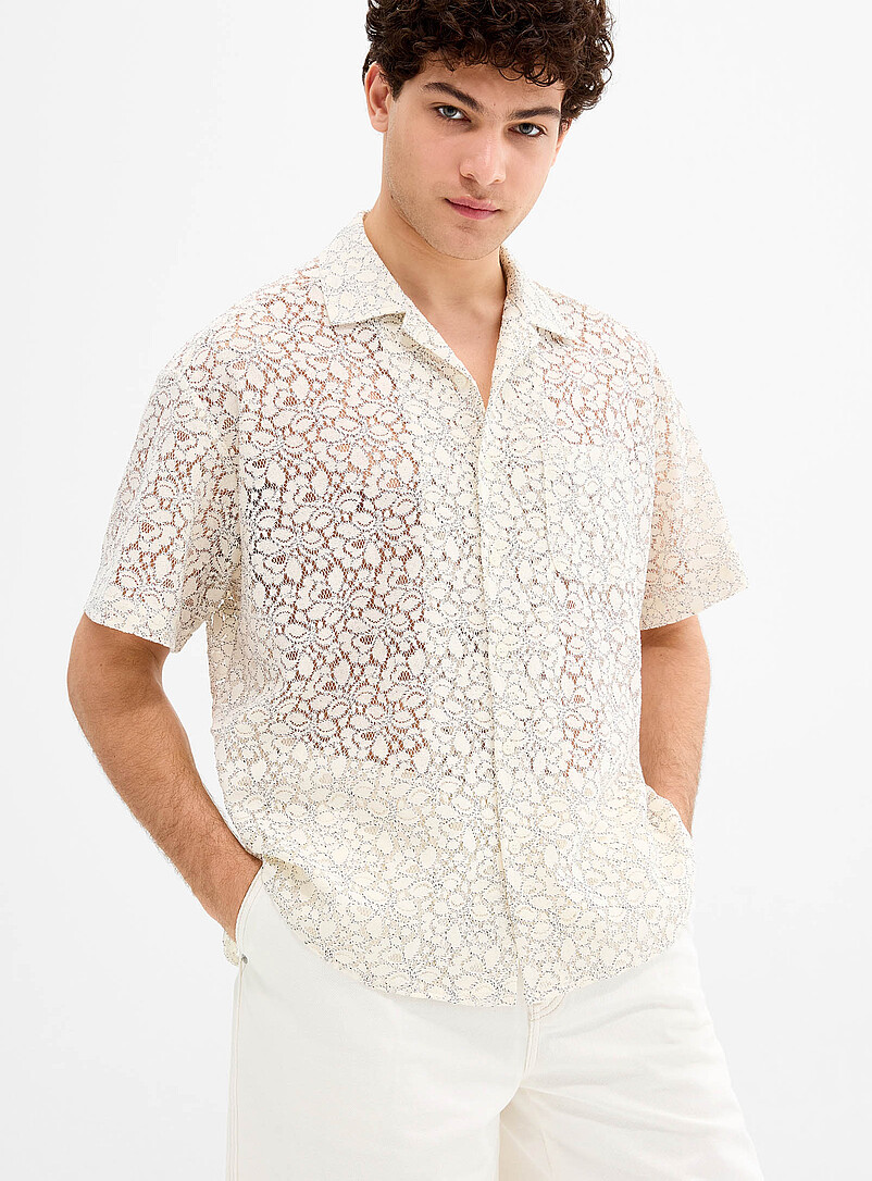 Floral lace shirt Imported from Seoul product image (primary)