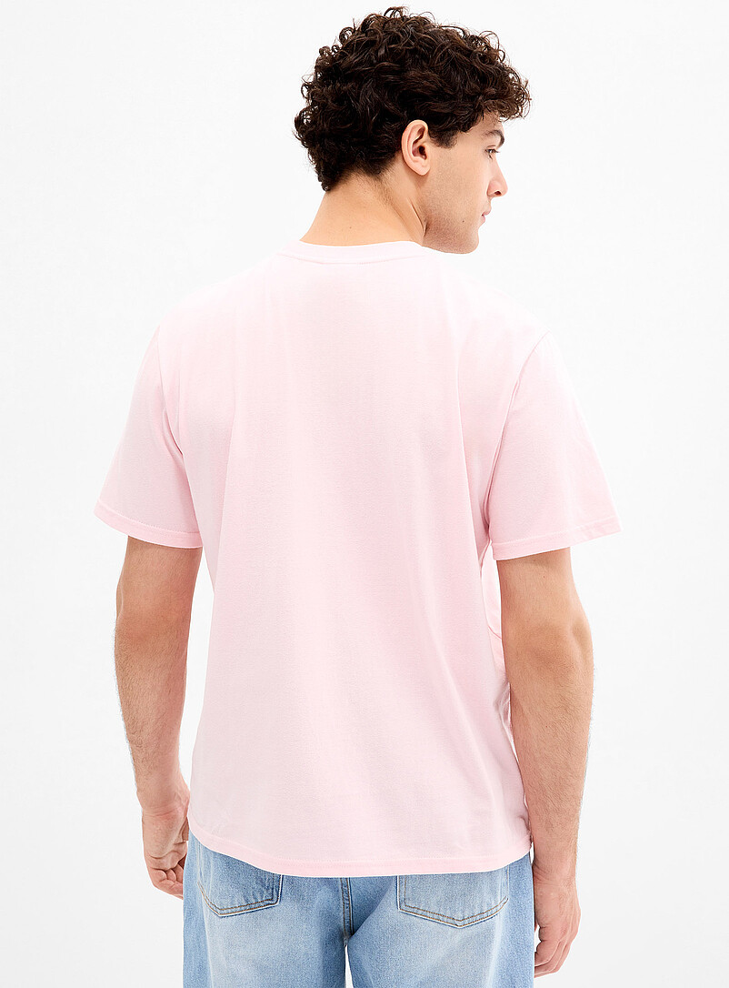 Le 31: Le t-shirt Saint Thomas <b>Importation de S&eacute;oul</b> Rose pour homme