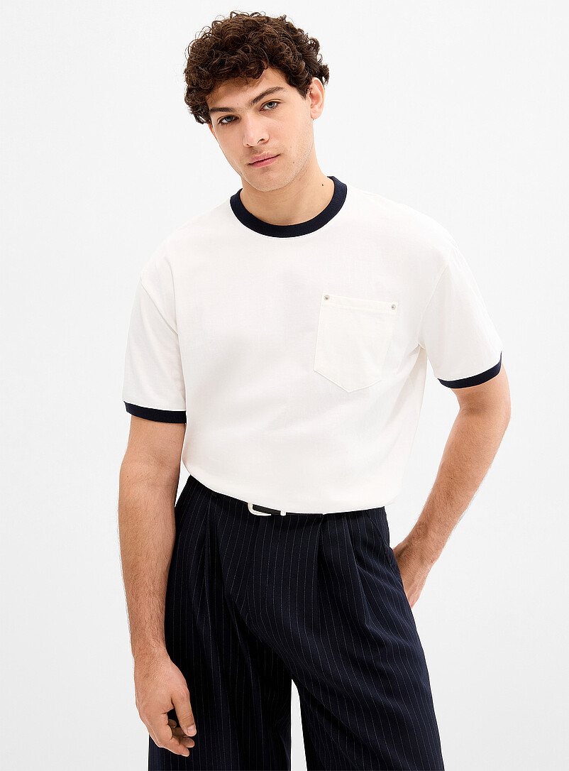 Riveted pocket T-shirt Imported from Seoul product image (primary)