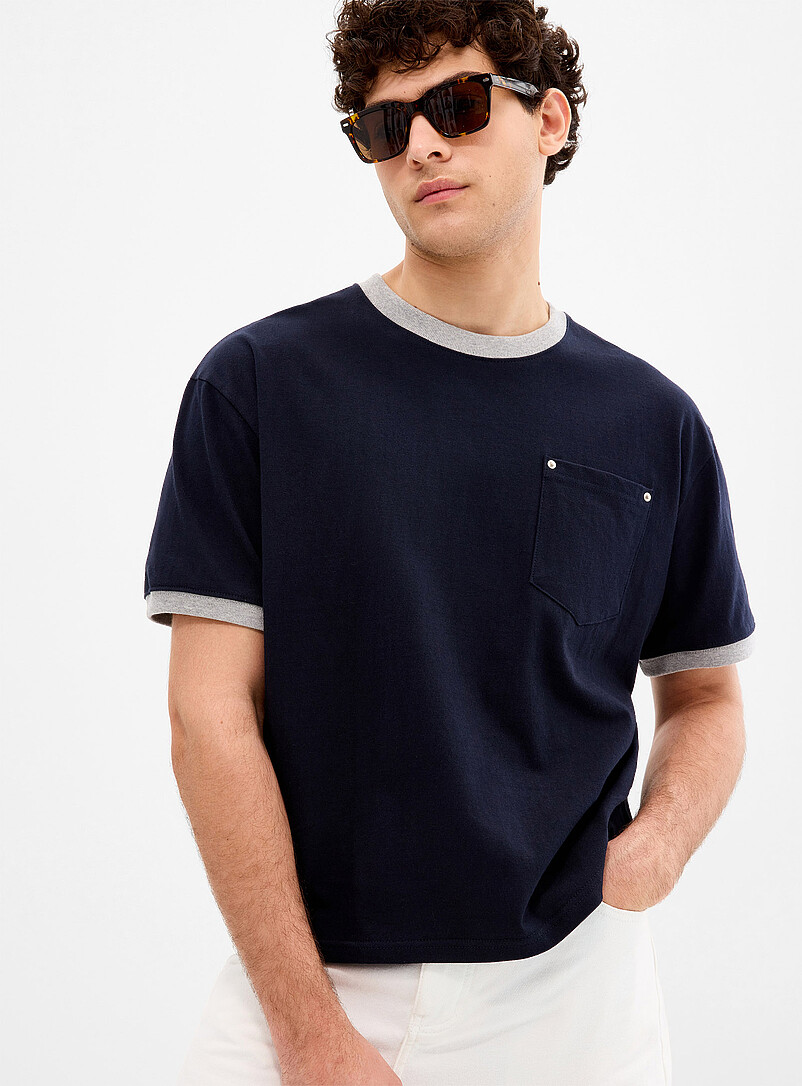 Riveted Pocket T-Shirt Imported From Seoul