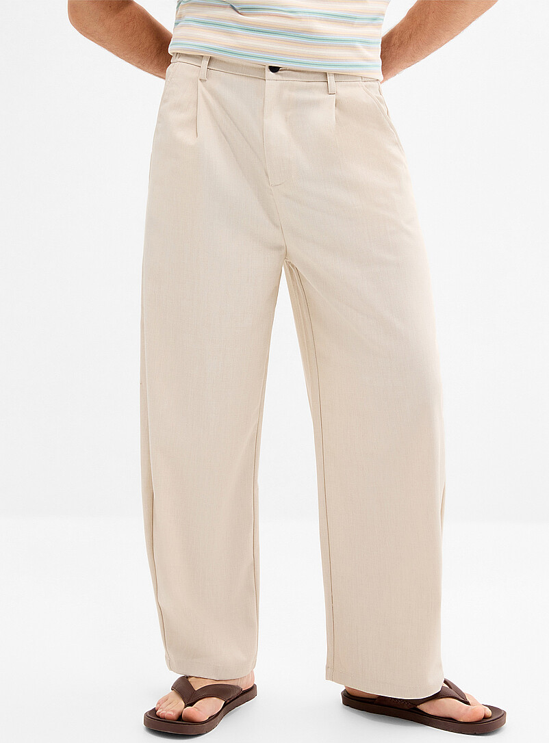 Chambray-like fabric pant Loose fit Imported from Seoul product image 2