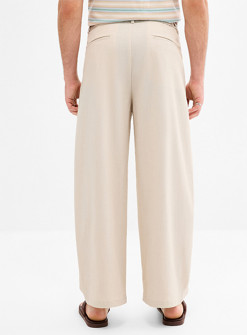 Chambray-like fabric pant Loose fit Imported from Seoul product image 3