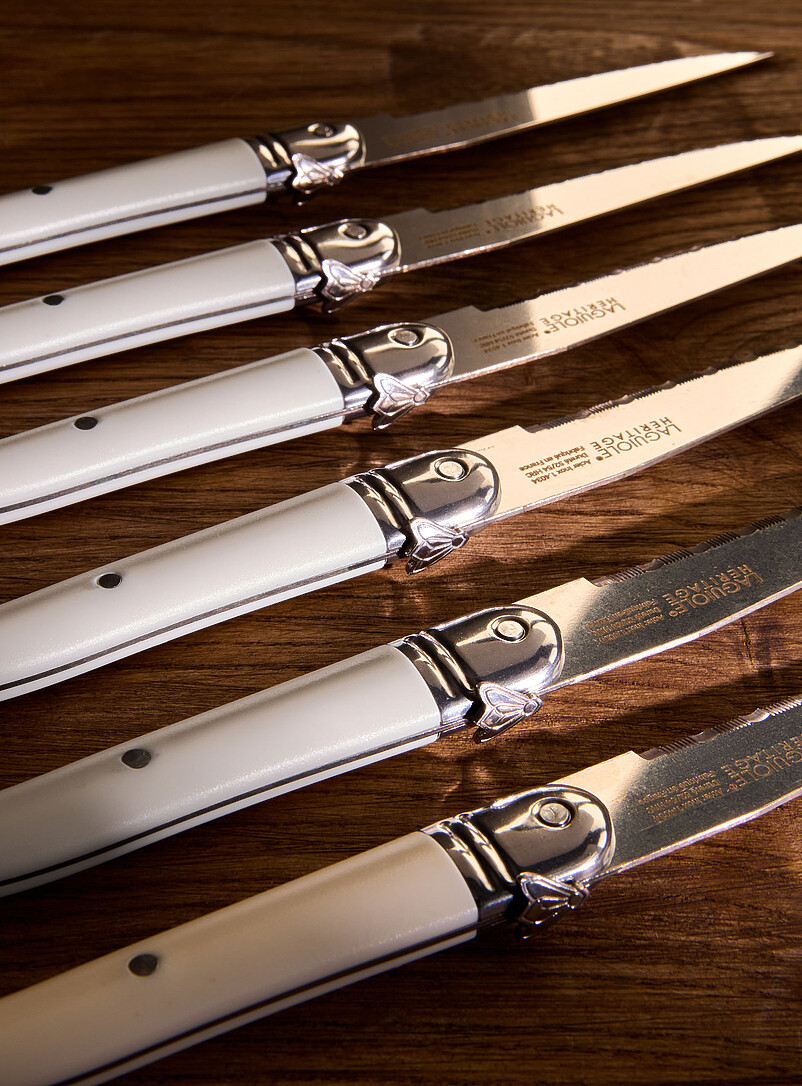 Heritage steak knife set 6-pack | Laguiole | Utensils | Simons