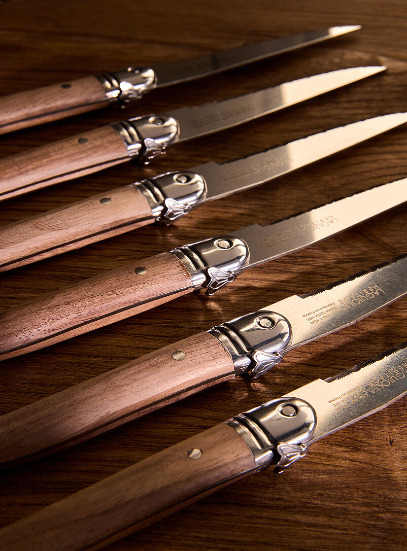Heritage natural wood steak knife set 6-pack product image 2