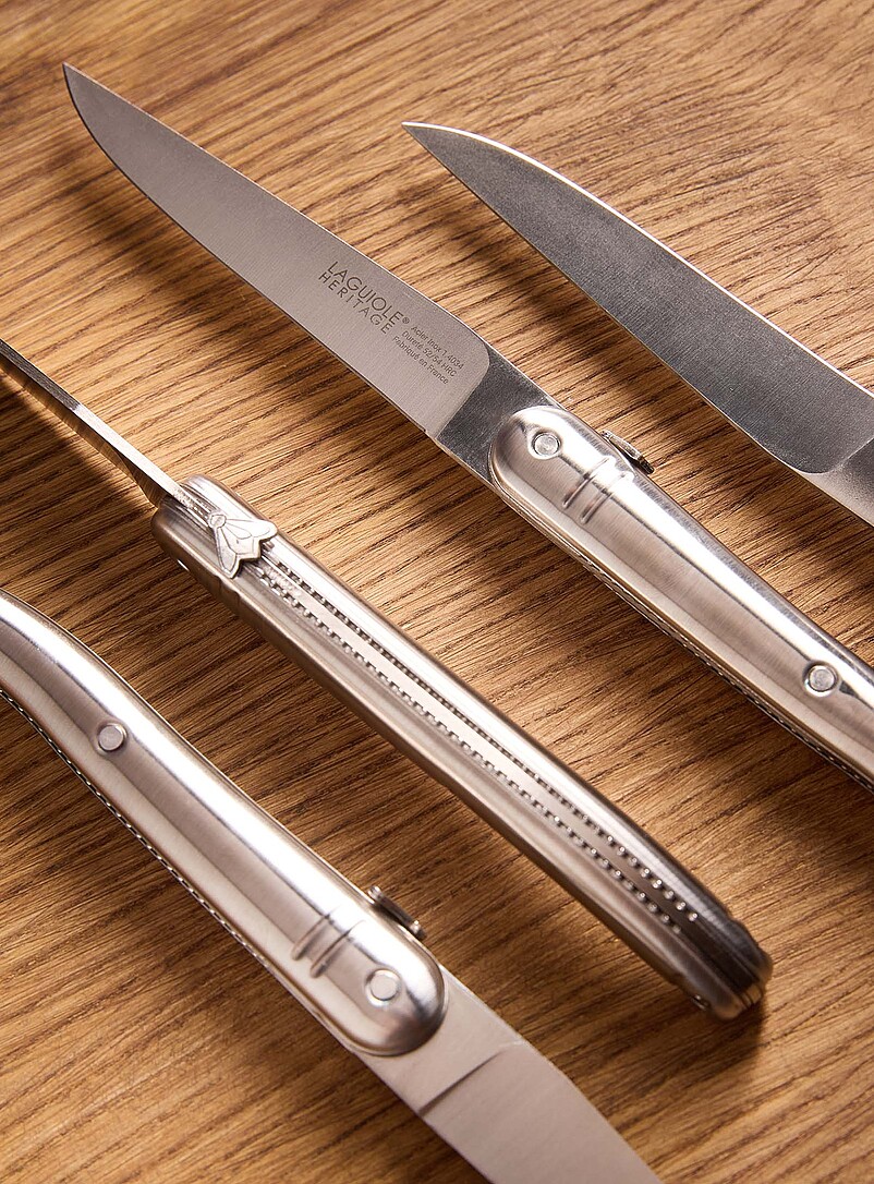 Premium stainless steel steak knife set 6-pack product image 2