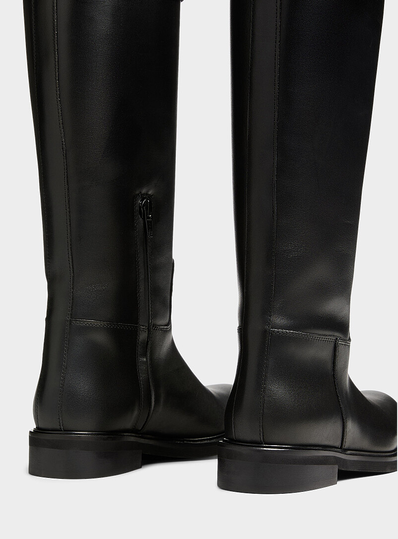 Thin belt leather riding boots Exclusive collection from Italy Women product image 2