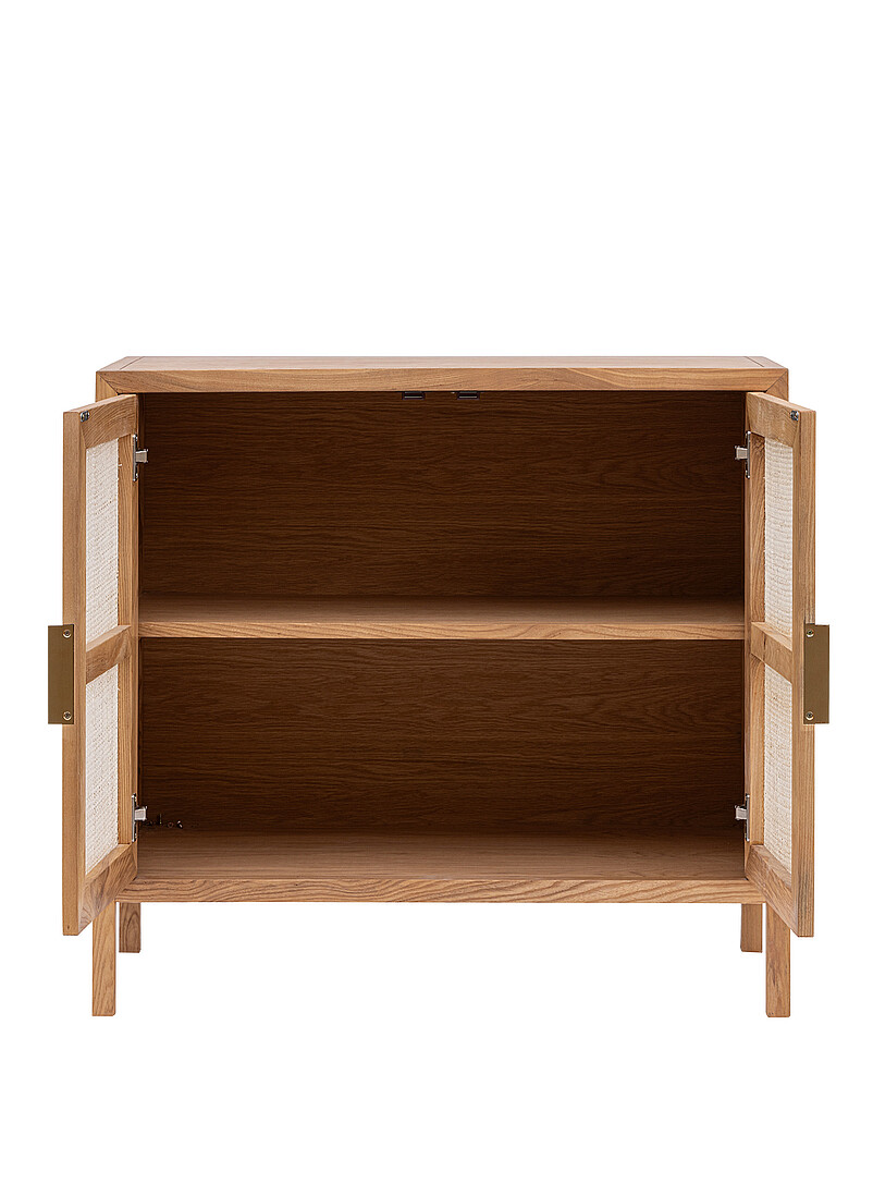 Rattan doors wood sideboard product image 2