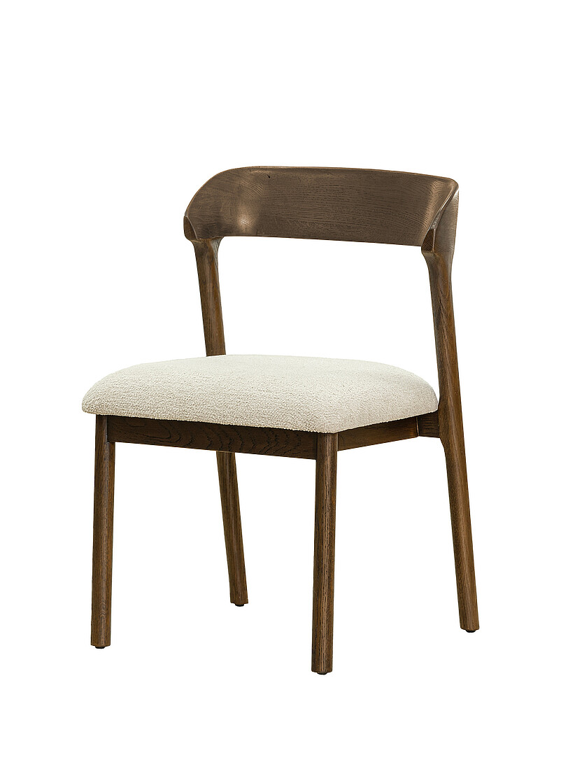Oak wood dining room chairs Set of 2 product image 2