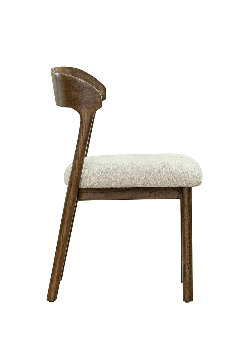 Oak wood dining room chairs Set of 2 product image 3