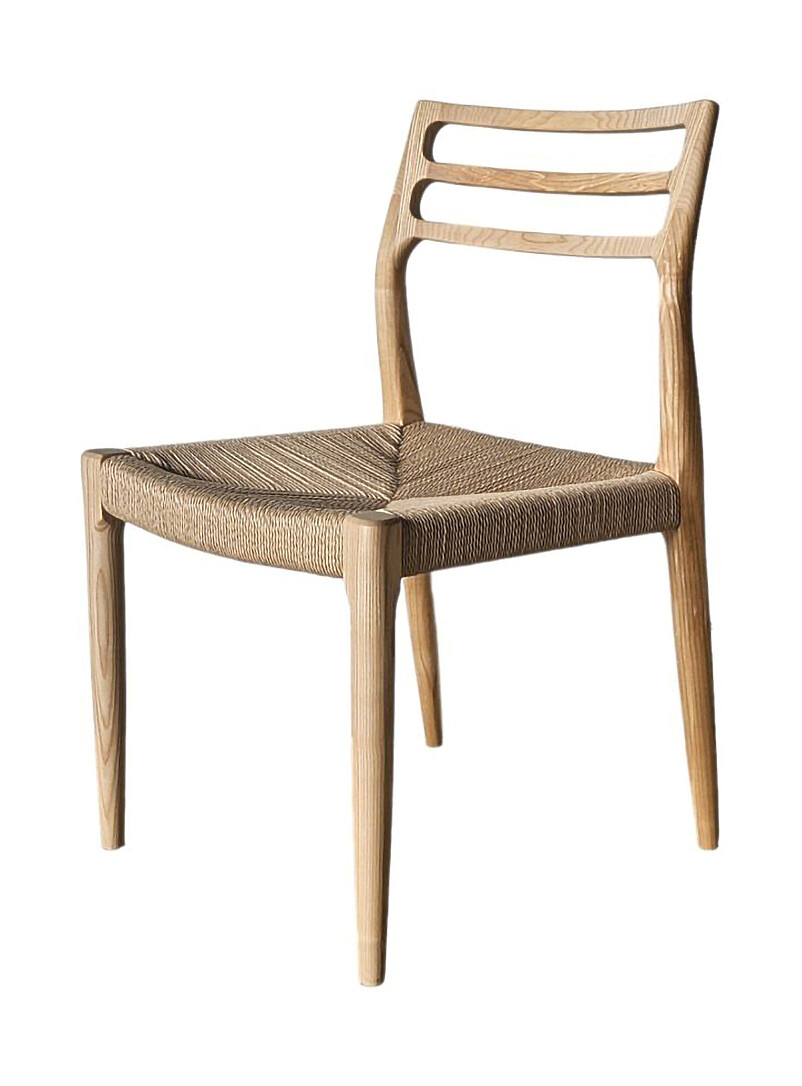 Java cord and ash wood chairs Set of 2 product image (primary)