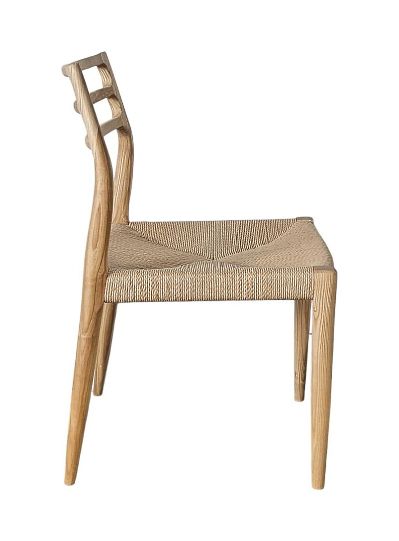 Java cord and ash wood chairs Set of 2 product image 2