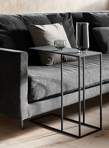 Blomus Black Fera steel side table