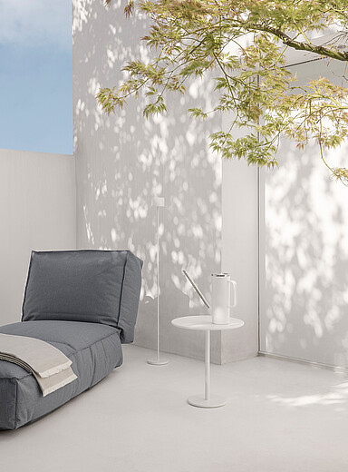 La table d'appoint d'ext&eacute;rieur acier Stay