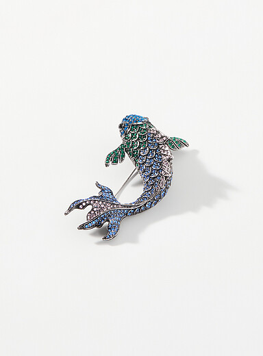 La broche poisson scintillant