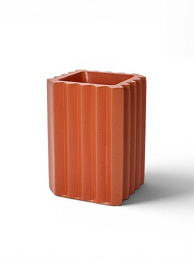 Zigzag triangular bands indoor/outdoor planter 14