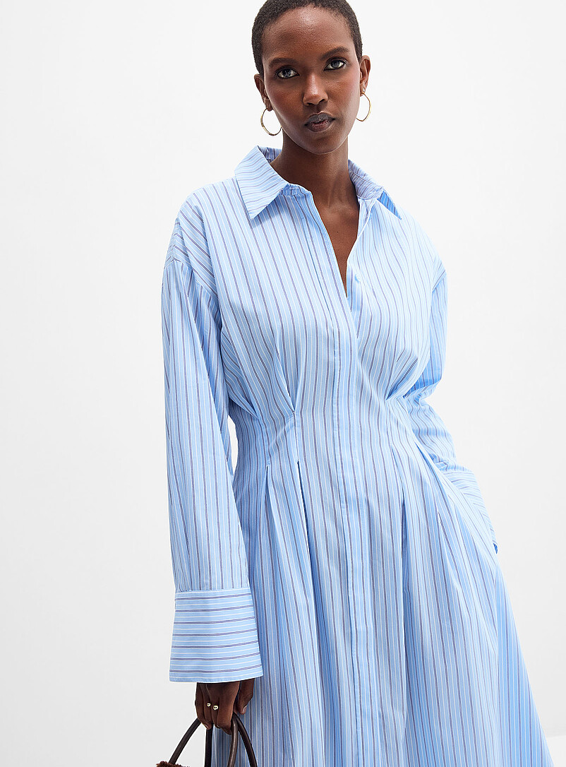 Jamie cinched striped shirtdress | 2NDDAY | Long Dresses & Maxi