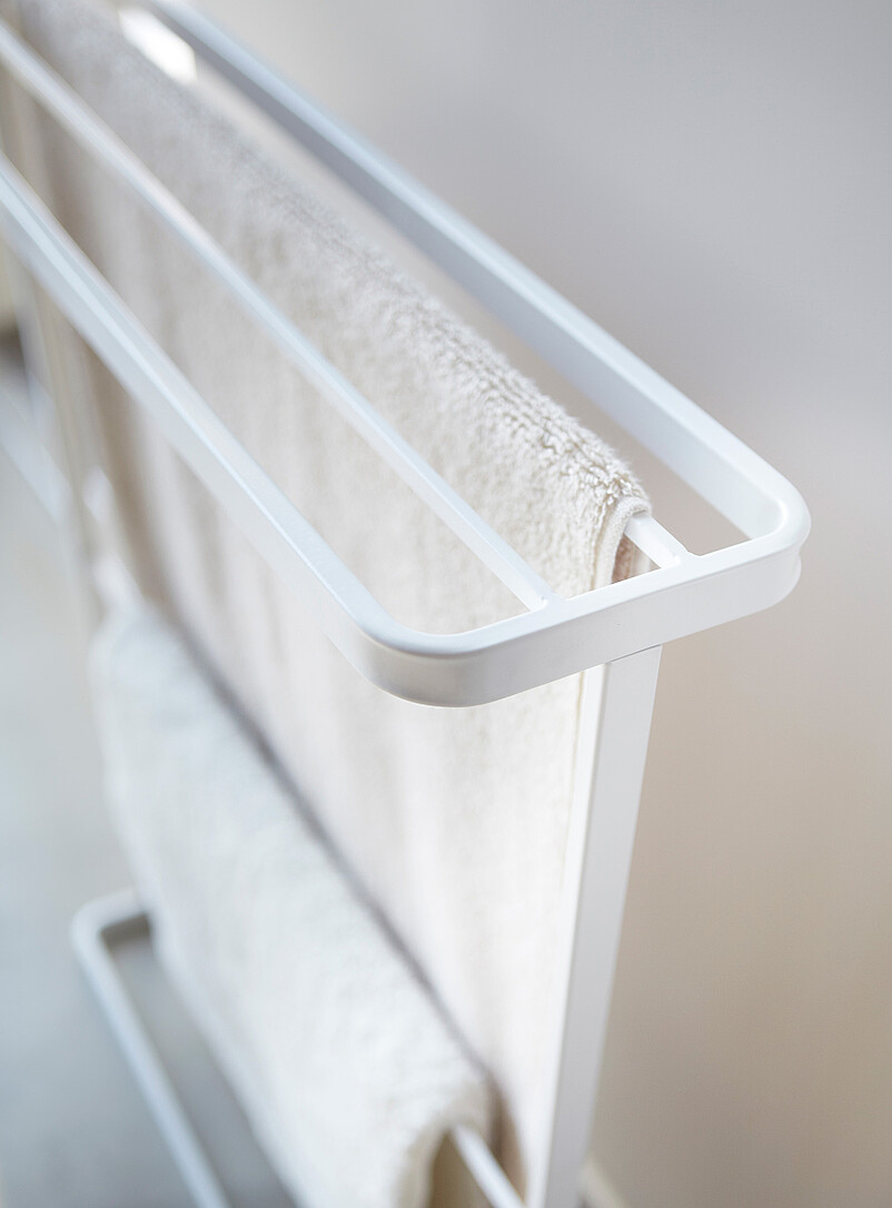Yamazaki White Slim towel rack