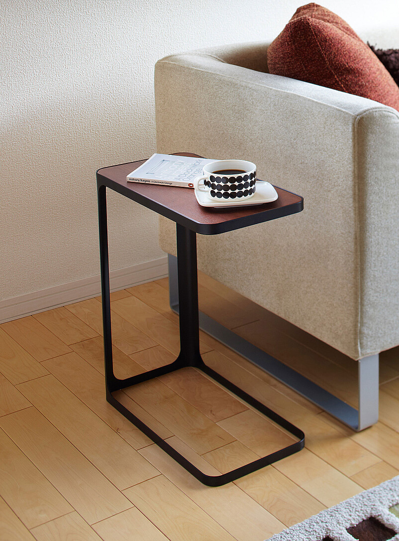 C-shaped accent table product image (primary)